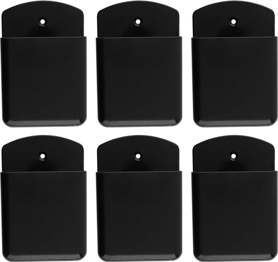 Afstandsbedieninghouder Eenvoudig te installeren Klassiek zwart Hoogwaardig kunststof