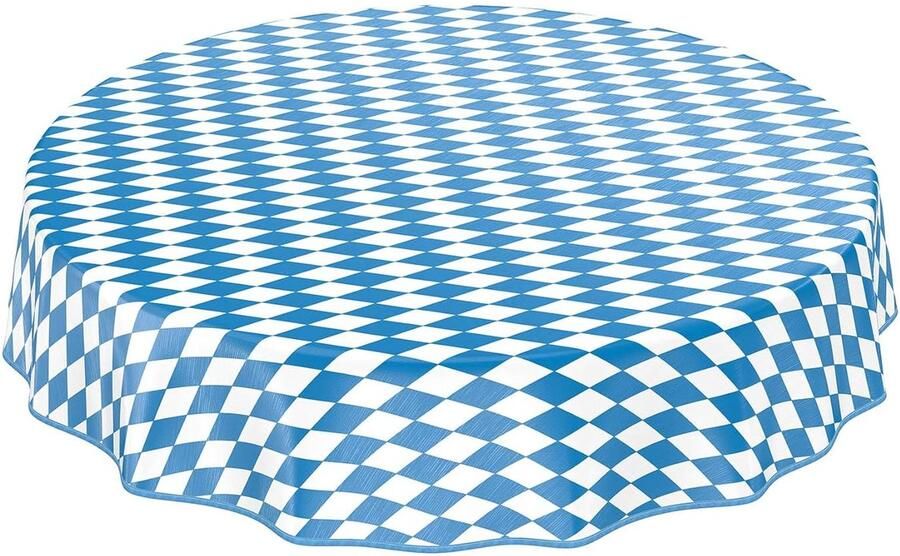 Afwasbaar tafelkleed Beierse ruitmotief geschikt voor binnen en buiten 1 stuk