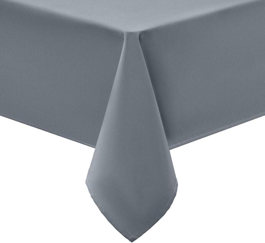 Afwasbaar Tafelkleed Waterafstotend 1 stuk Grijs 100 x 140 cm