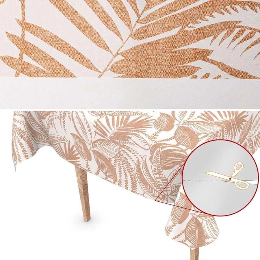 Afwasbaar tafelkleed waterafstotend geschikt voor binnen en buiten 1 stuk