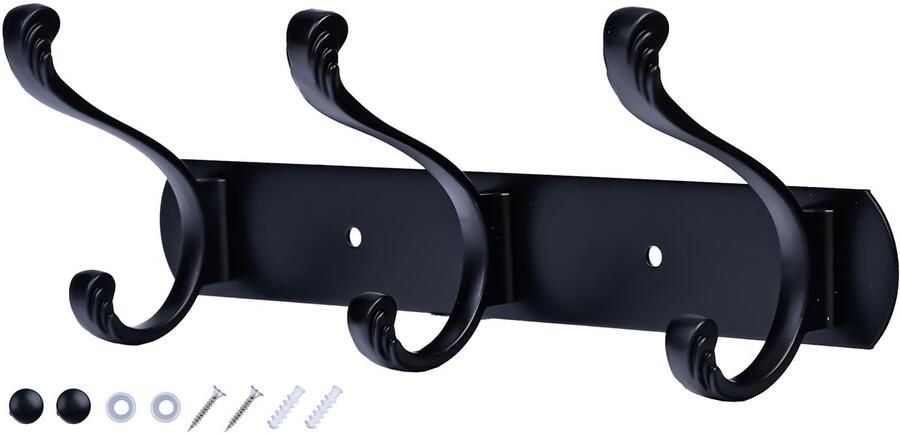 ALAIFU Kapstok Wandmontage RVS Haakrail Wandmontage Jashouder Kledinghanger Kapstok voor Hal Badkamer Slaapkamer – Roestvrij & Duurzaam