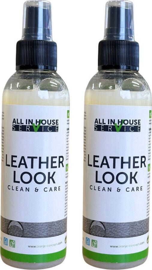 All-In House Leatherlook Clean & Care 2 x 150ml Leather Look