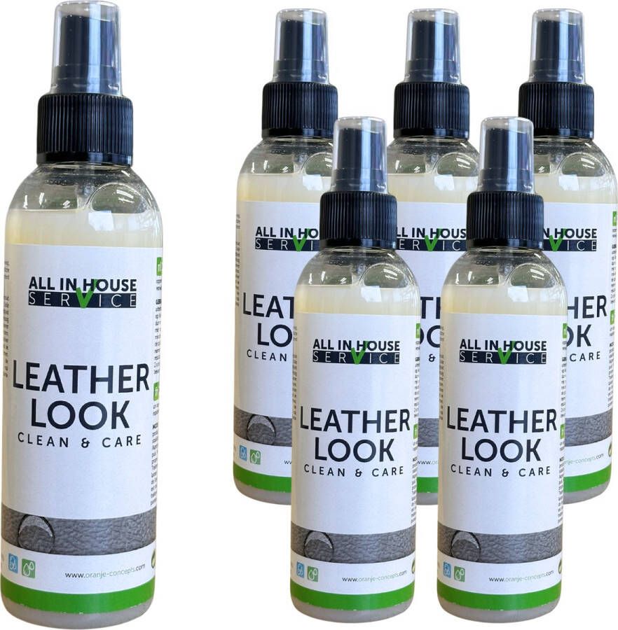 All-In House Leatherlook Clean & Care 6 x 150ml Leather Look