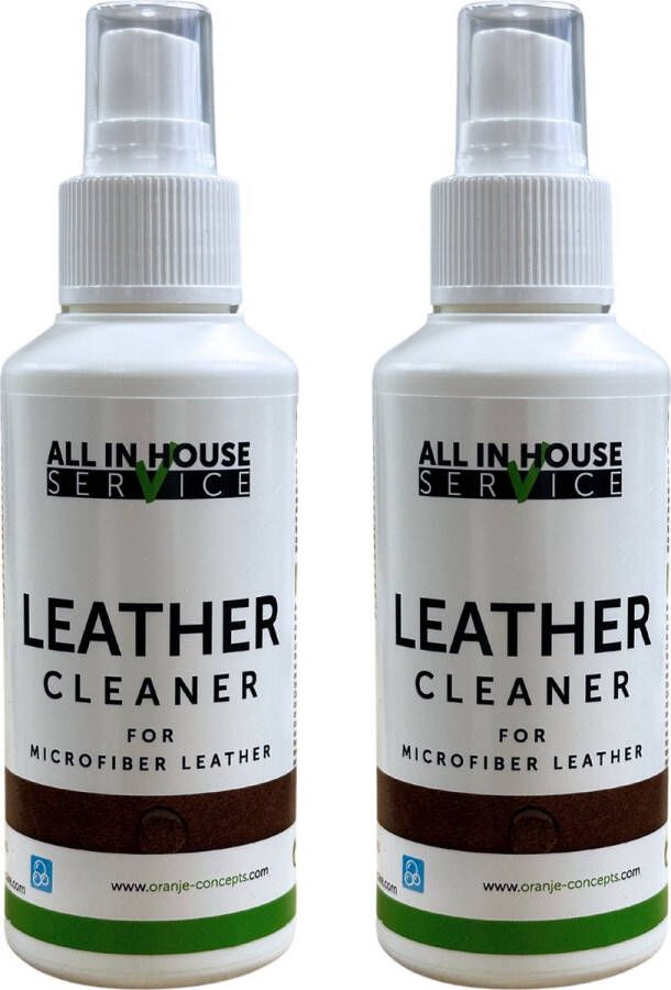 All-In House Microfiber Leather Cleaner 2 x 100ml