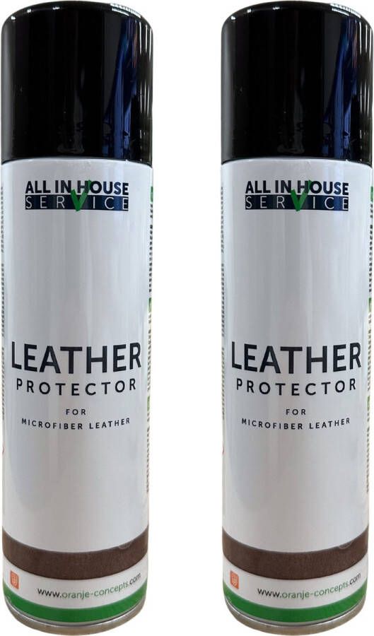 All-In House Microfiber Leather Protector Spray 2 x 250ml