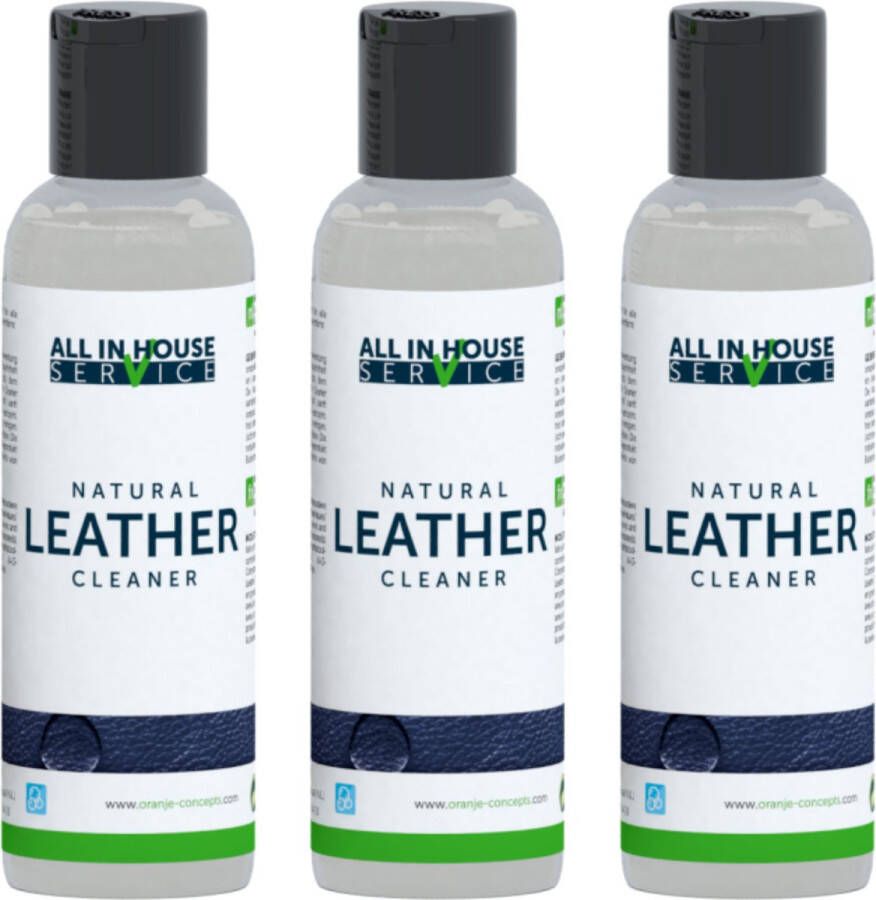 All-In House Natural Leather Cleaner 3 x 250ml - Foto 1