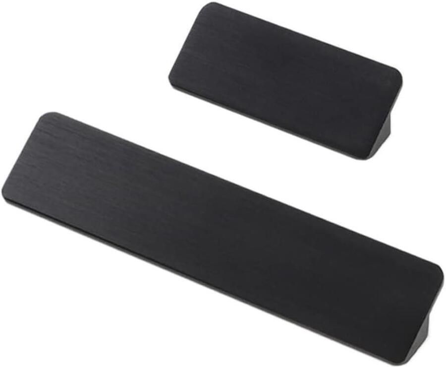 Allecto plus 10 stuks aluminium deurknoppen voor keukenkasten en lades met schroeven