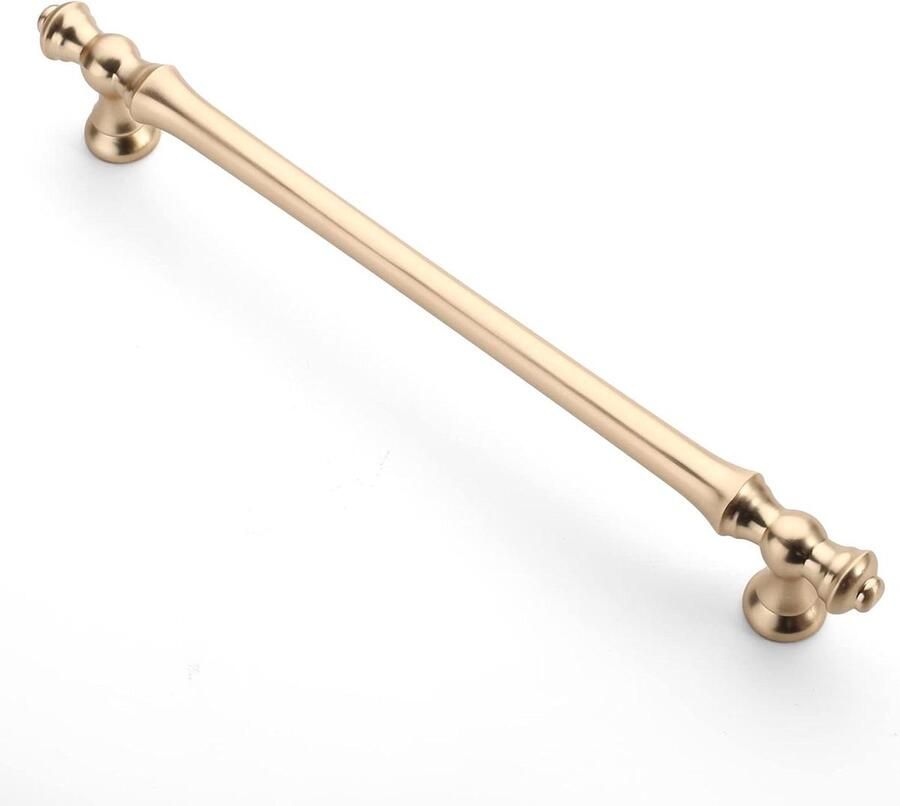 Allecto plus 10 stuks Moderne Deurgrepen 160 mm Mat Goud van Zinklegering voor Keuken en Kantoor met Laden en Kast Stijlvolle Meubelgrepen