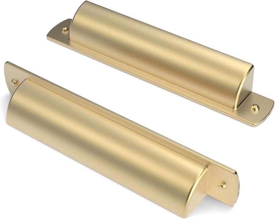 Allecto plus 10 stuks verborgen kastgrepen gatafstand onzichtbare meubelgrepen gouden keukengrepen aluminium ladegreep verborgen handgrepen voor kledingkast deur laden