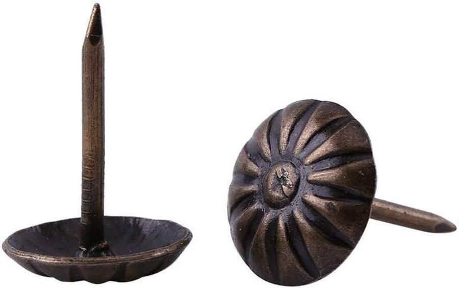 Allecto plus 100 stuks antieke bekleding nagels voor meubels en doe-het-zelf projecten