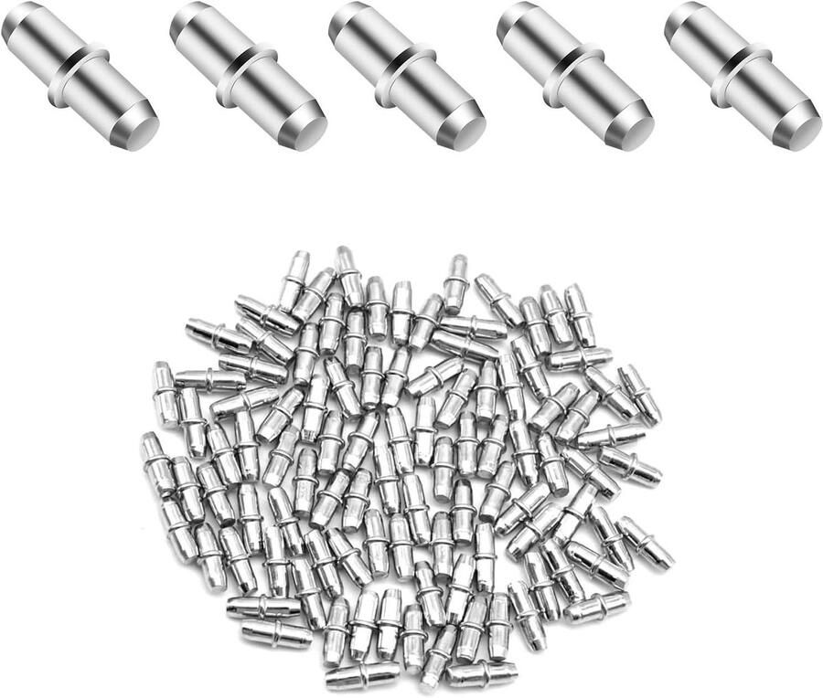 Allecto plus 100 stuks plankdragers met borgring legplanken kledingkast en boekenkasten