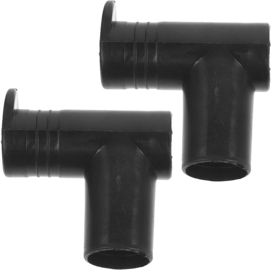 Allecto Plus: Set van 2 accessoires voor kledingrek Polgewrichten en verbindingsstukken Praktische haken voor kledinghangers Kledingrek verbindingsstuk van duurzaam kunststof