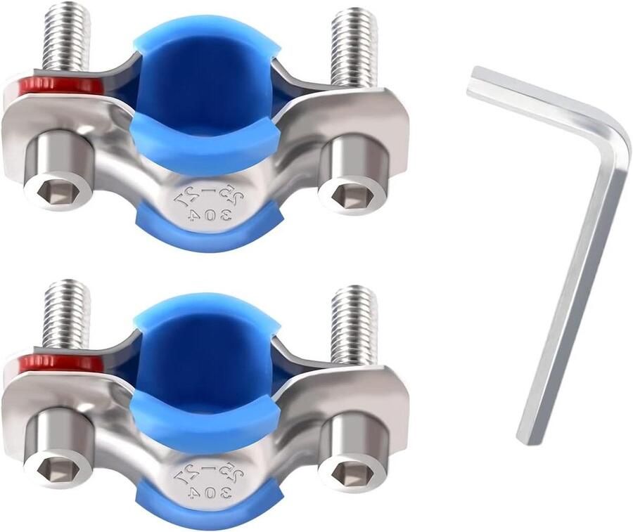 Allecto Plus Bureaustoel gereedschap set voor het onderhoud van bureaustoelen Roestvrij Staal Cilinder zinken voorkomen Inclusief 2 stuks