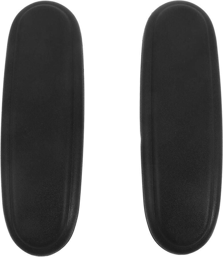 Allecto plus 2 stuks comfortabele armkussens voor bureaustoel en gamingstoel van PU-leer. Ergonomische accessoires voor gamers