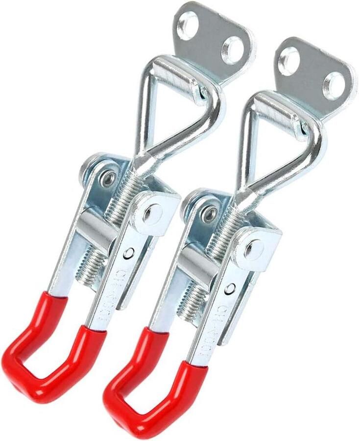 Allecto plus 2 stuks Hendel Klink Doos Toggle Klem voor Dozen Kast Venster & Deur Quick Release Toggle Klem Verstelbaar Eenvoudig te gebruiken