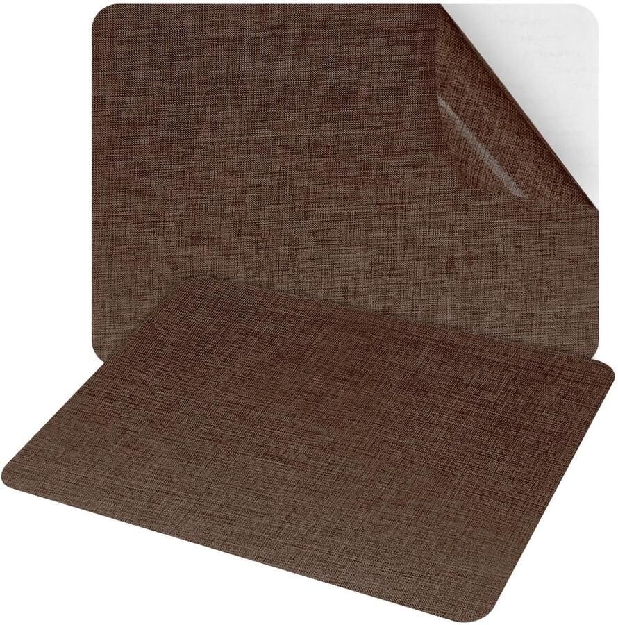 Allecto Plus 2 stuks reparatiepatch voor stoffen canvas waterdichte patches linnen reparatie voor banken tenten meubels luifels autostoelen Donkerbruin