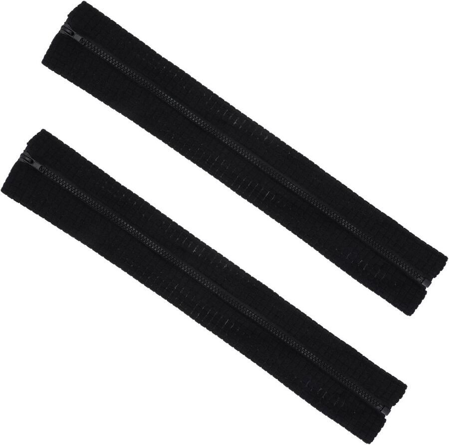 Allecto Plus Set van 2 elastische armhoezen voor bureaustoel Waterbestendige hoes voor stoel en armkussen Jacquard armleuninghoezen voor kantoor- en gamingstoelen Zwart