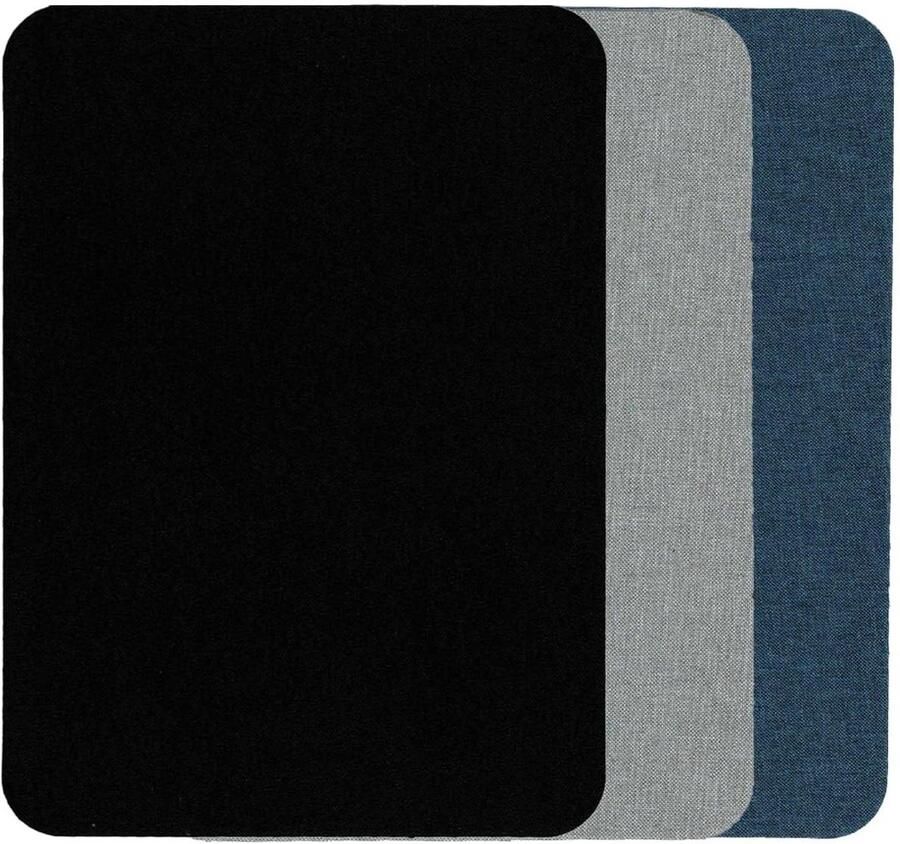 Allecto Plus 3-delige reparatie-patches linnen stoffen reparatieset herstel banken autostoelen met gordijn reparatieset meubelstoffen