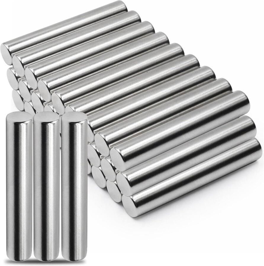 Allecto Plus Metalen plankdragers 4 mm (30 stuks) voor meubels plankhouders voor kasten boekenkast keukenkast