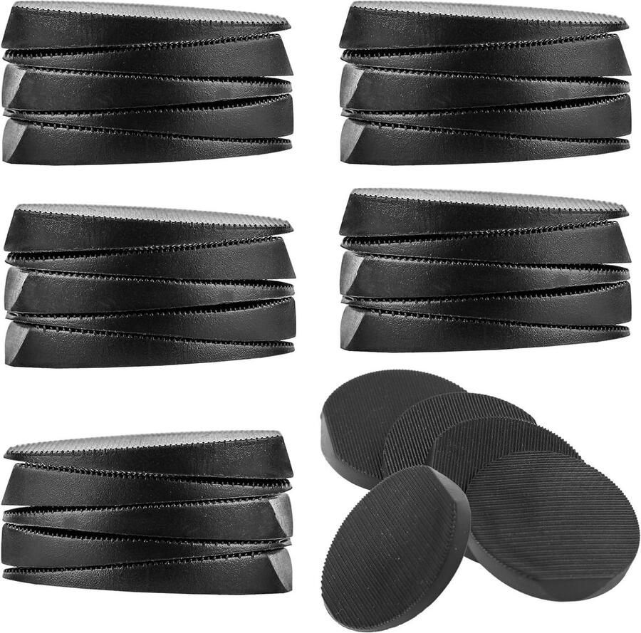 Allecto plus – 30 stuks Meubelnivelleerders 4 cm Rubberen Tafelplaten Nivellering Ongelijke Vloeren Stelvoeten Meubels