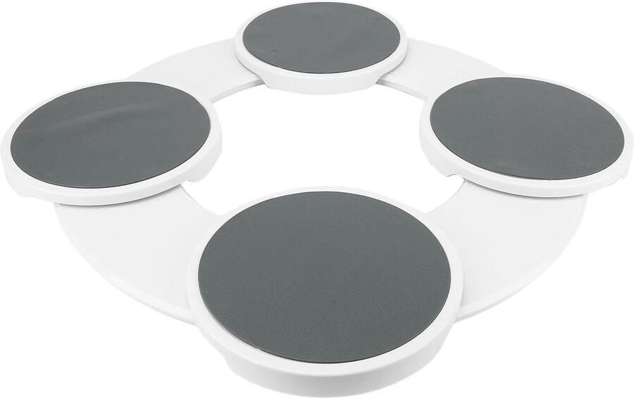 Allecto plus 360 Graden Draaitafel voor Eettafel Serveerplaat voor Rechthoekige Tafels Draaibaar Blad met Uitbreidbare Rotatie