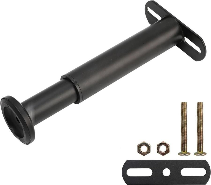 Allecto Plus 4 stuks verstelbare bedpoten Hoogte verstelbaar 18-32 cm Steunpoten voor bedbalken Stabiel metalen bedframe Meubels keukenkast slaapbank