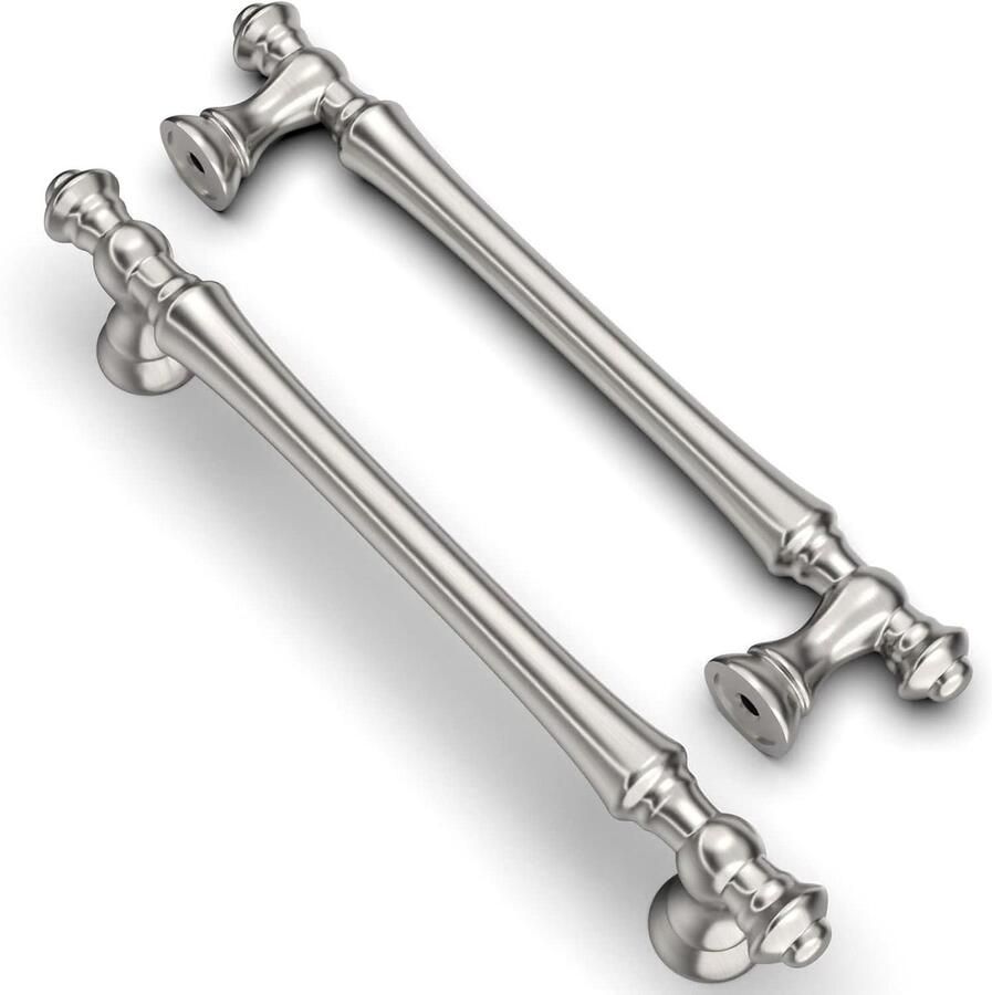 Inovra Plus 6-Pack Moderne Meubelgrepen 128 mm Mat Nikkel Zink Legering Voor Keukenkasten en Laden