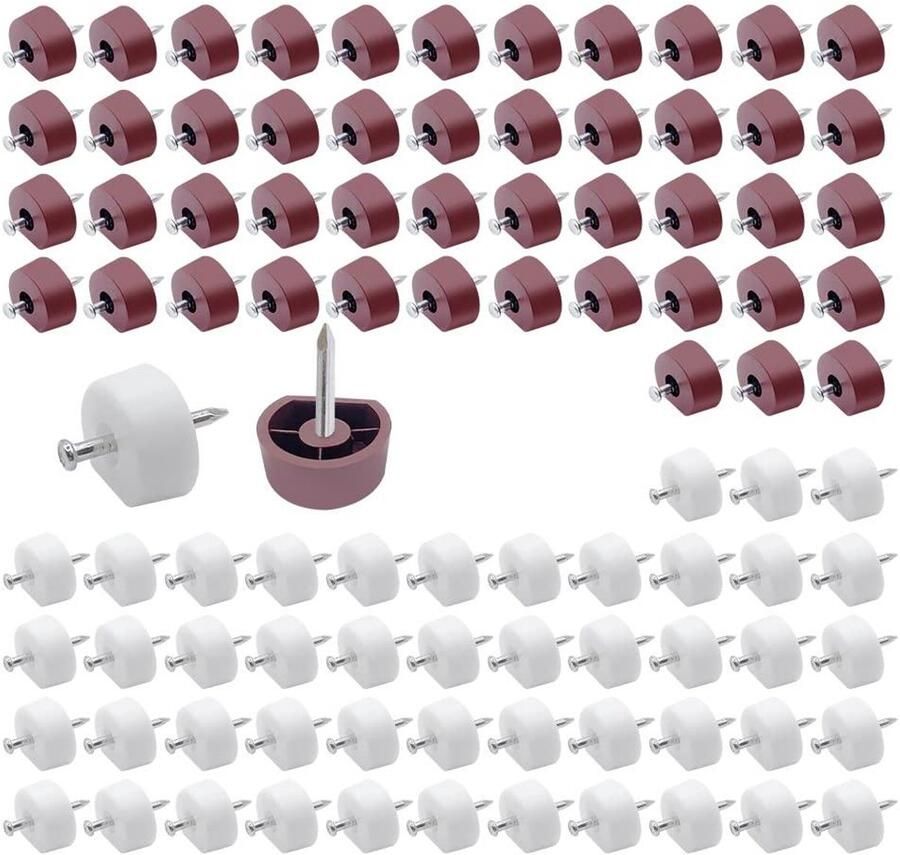 Allecto Plus 96-delige Lade Organizer Opbergdoos voor Keuken en Meubelen Doorzichtig Wit en Bruin Handige Ladeverdelers Organisatie voor Keukenkast en Boekenkast