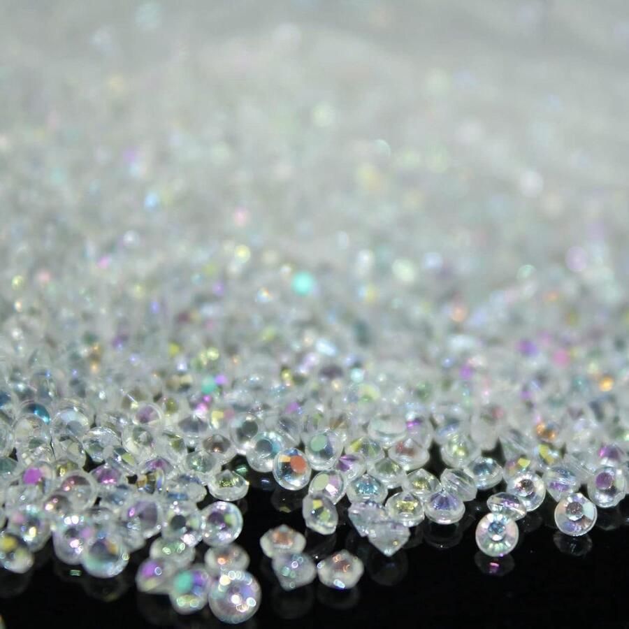 Allecto Plus Acryl Diamanten Kristallen 4 mm Glitter Decoratie Tafel Bruiloft Versiering DIY Decoratie met AB Kleur 1000 Stuks