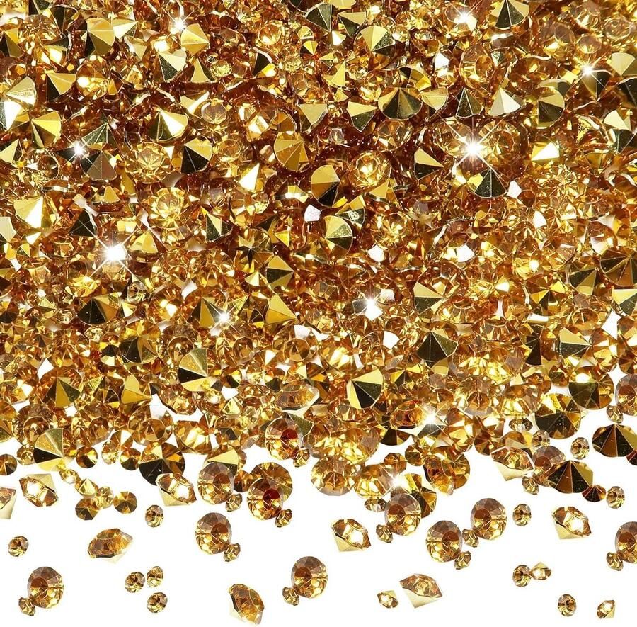 Allecto Plus Acryl Kristallen Goud 3mm 6mm 10000 Stuks voor Decoratie Tafel Bruiloft Vaas Kamerdecoratie Zoekwoord 1 Zoekwoord 2