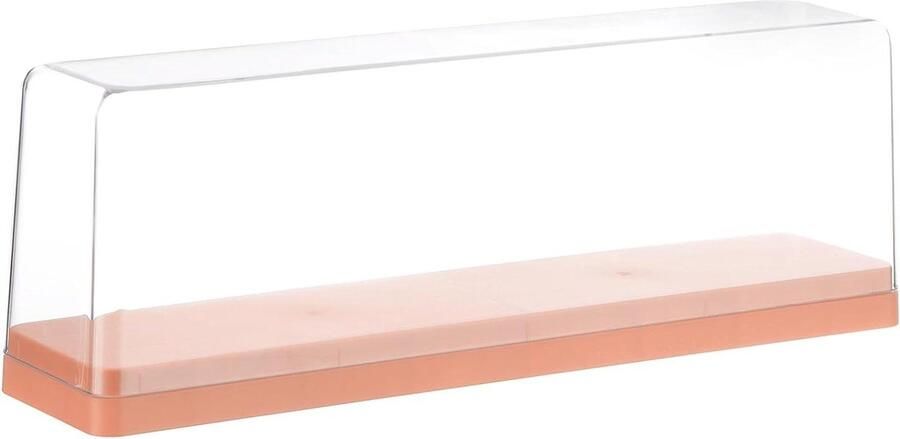 Allecto plus Acryl opbergdoos 35 5 x 7 5 cm Oranje Poppen Vitrine Organizer Stofdicht Actiefiguren Organizer