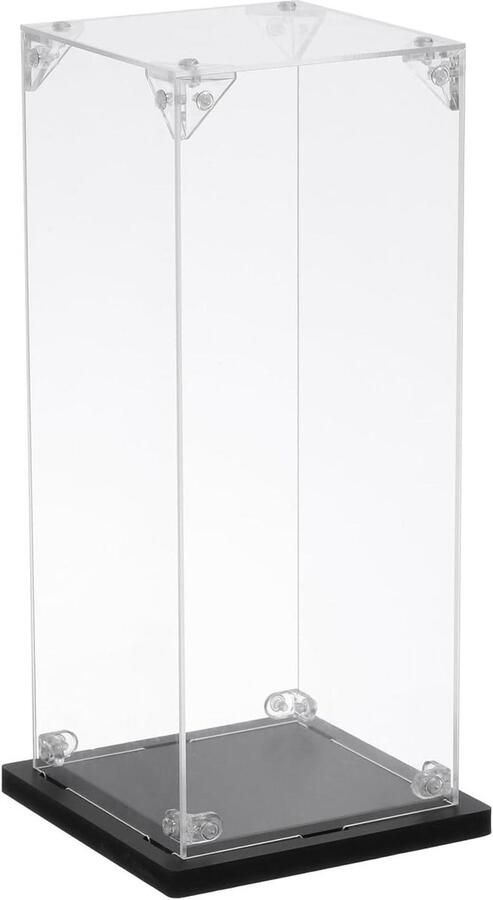 Allecto plus Acryl vitrine 10 x 10 x 25 cm transparante presentatiedoos voor actiefiguren verzameling