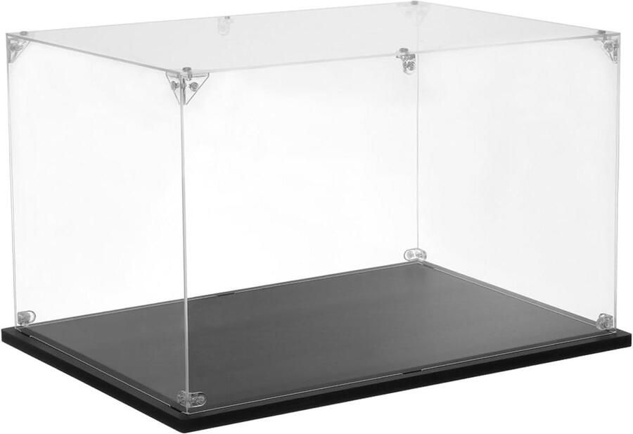 Allecto plus Acryl vitrine 25x35 cm transparant stofdicht voor actiefiguren verzameling