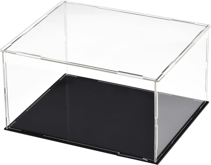 Allecto plus Acryl vitrine box ter bescherming van verzamelstukken 20x15x10cm met stofdichte werking