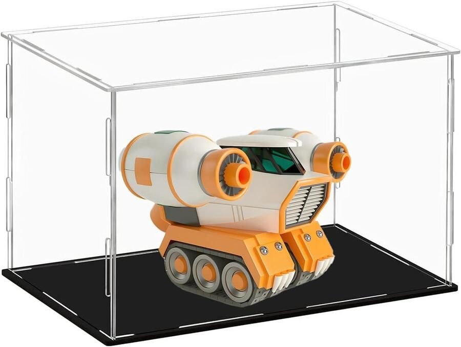 Allecto plus Acryl vitrine plexiglas transparant 14x22x14 cm box groot duurzaam voor model verzamelstukken