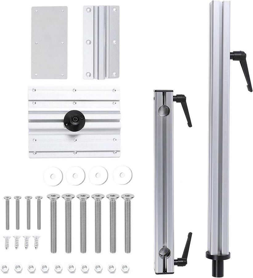 Allecto plus Afneembare Aluminium Telescopische Tafelpoot voor Jachten en Campers met Sterke Rv Tafelpootdeel