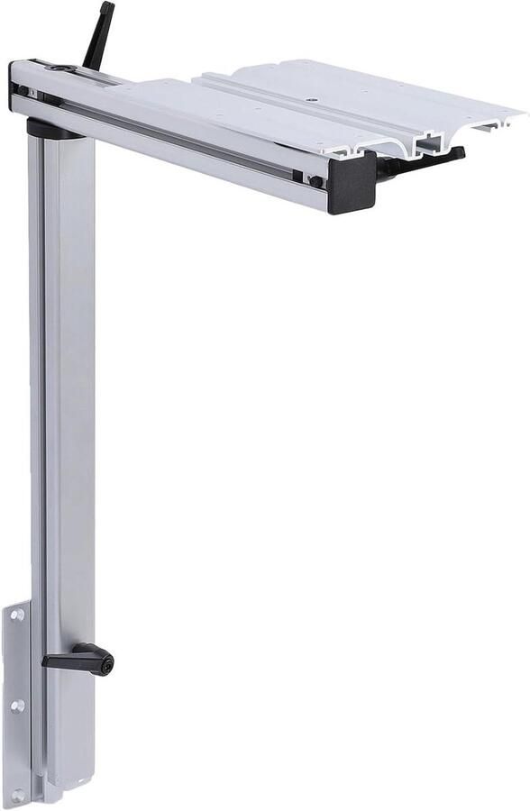 Allecto Plus Afneembare Tafelpoot met 360 Graden Rotatie Aluminium Tafelpoot Basismontage Telescopische Tafelpootbeugel voor Jachten en Campers Eenvoudige Montage en RV Accessoires