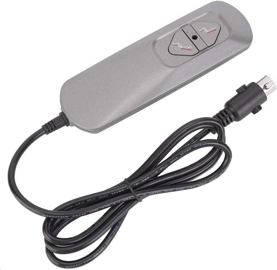 Allecto Plus Afstandsbediening voor Elektrische Fauteuil en Zitbank 2 Knoppen Handschakelaar Controller Handig en Duurzaam Comfortabele Bediening