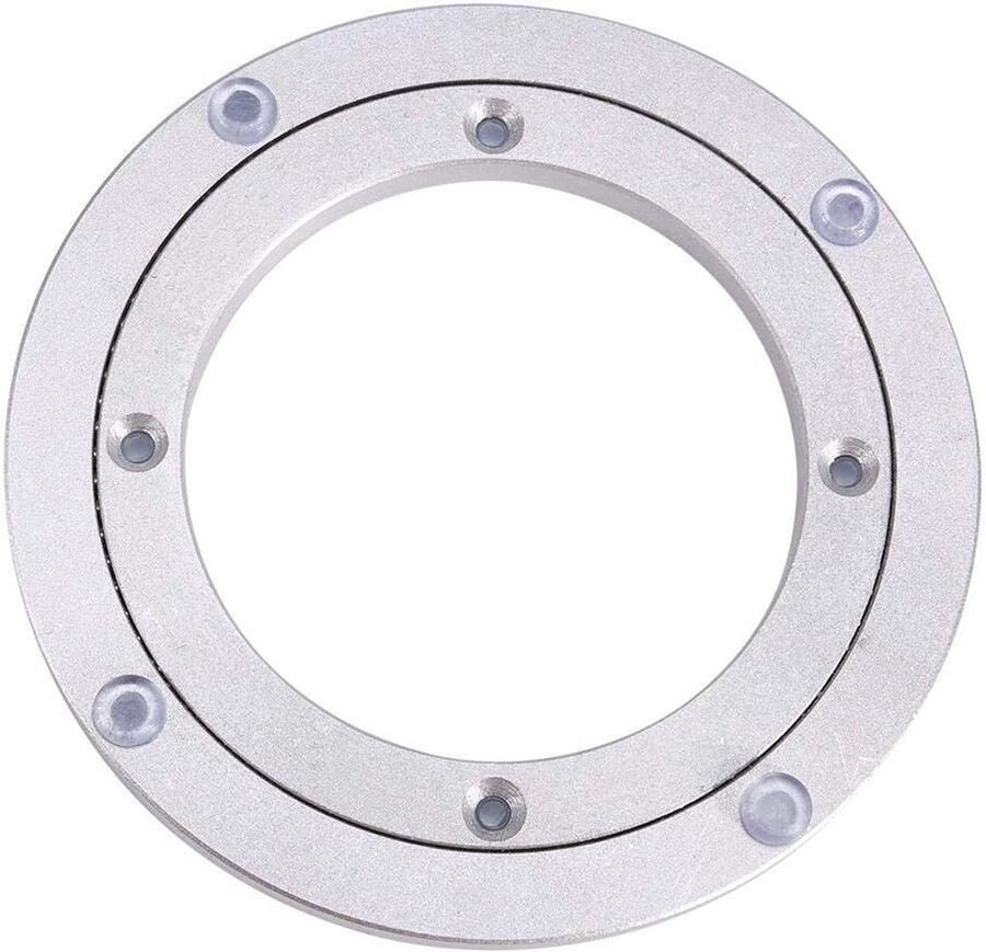 Allecto Plus Aluminium Lazy Susan draaitafel voor ronde eettafel Draait soepel 20 cm diameter