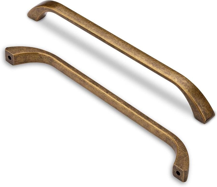 Allecto Plus Antieke Kast Handgrepen Set van 6 Vintage Meubelbeslag 160mm Gat Afstand Keukenkast Handgrepen van Zink Legering Retro Keuken Accessoires met Vintage Uitstraling