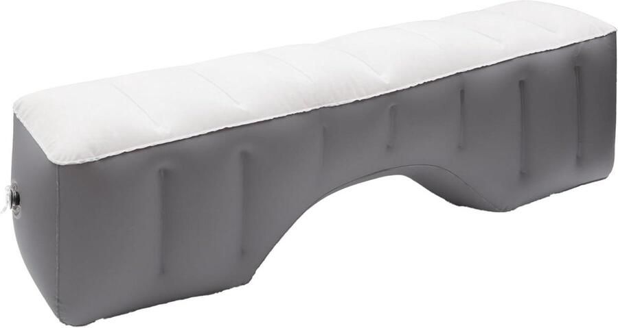 Allecto plus Automatras voor slapen en reizen in lichtgrijs met luchtbed en slaapmat