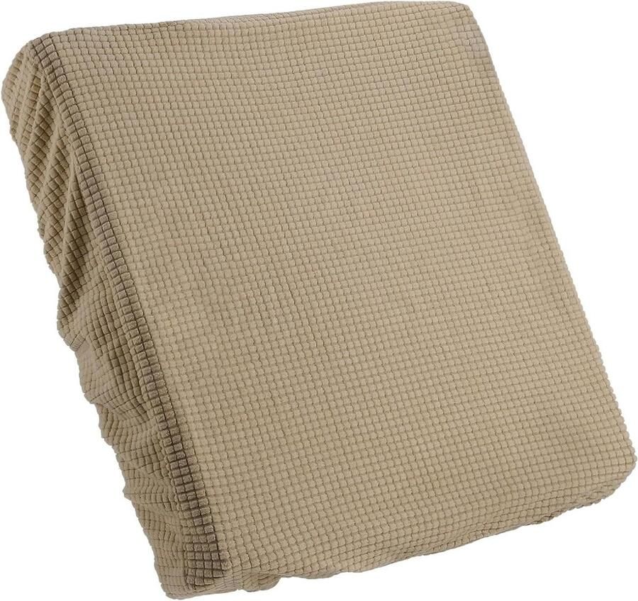 Allecto plus Elastische Bankhoes 20 x 20 inch Lichtbeige Wasbaar Antislip