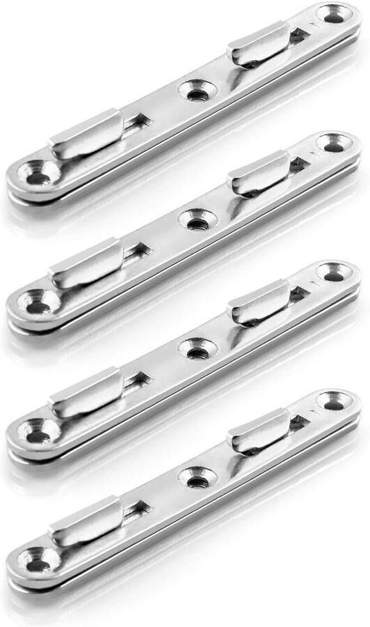 Allecto plus Bedverbinder voor lattenbodem set van 4 bedhekbeugels 130mm