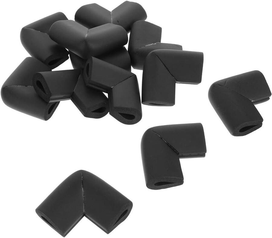 Allecto Plus Beschermende hoekjes voor meubels Set van 12 stuks Wit