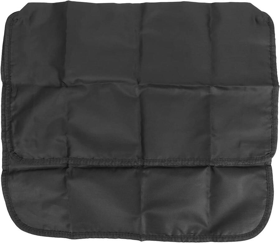 Allecto Plus Beschermende stoelhoes voor kappersstoel tegen haar voorkomt vuil Zwart Voor in de kapsalon