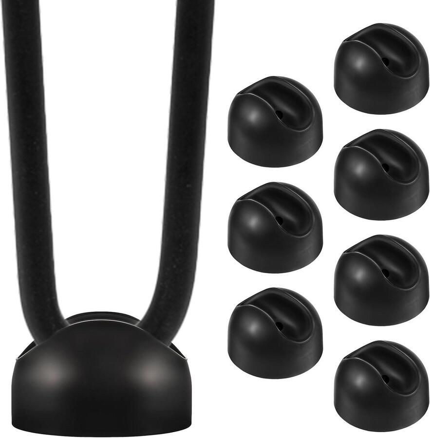 Allecto plus Bescherming voor haarspeld salontafelpoten rubberen doppen voor stoelpoten vloerbescherming (8 stuks)
