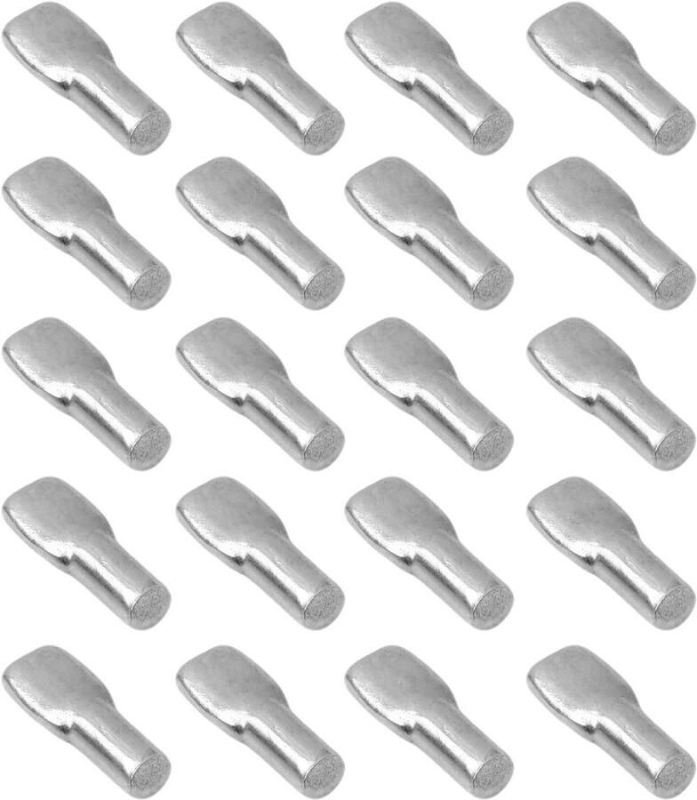 Allecto plus Beugels en accessoires voor plankdragers Roestvrijstalen steunpennen Duurzaam Voor kasten tafels garderobes en kantoorplanken Handig en praktisch