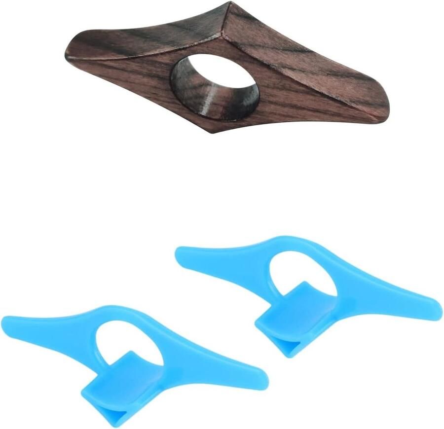 Inovra Plus Walnoothouten bijzettafel met bladwijzer en duimsteun leesaccessoires met 2 kunststof houders