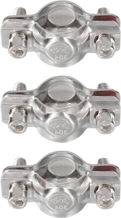 Beschermende zinken bureaustoelbeschermer set voor reparatie van kantoorstoel Roestvrij staal 3 stuks Kantoor- en thuisgebruik