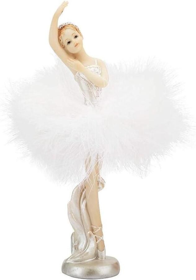 Allecto plus Dansend meisje figuur voor thuis of kantoor decoreren Mini ballet ornament Danseres beeldje Bureau accessoire Meisjeskamer decoratie